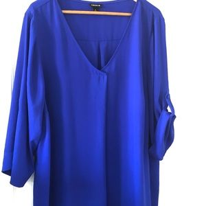Torrid electric blue blouse